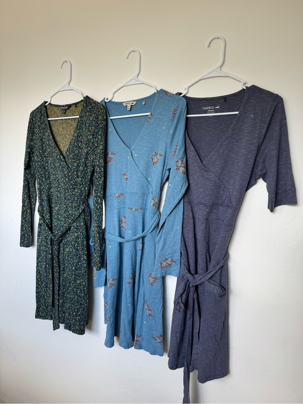 3 Toad&Co Cue Wrap Dresses Bundle